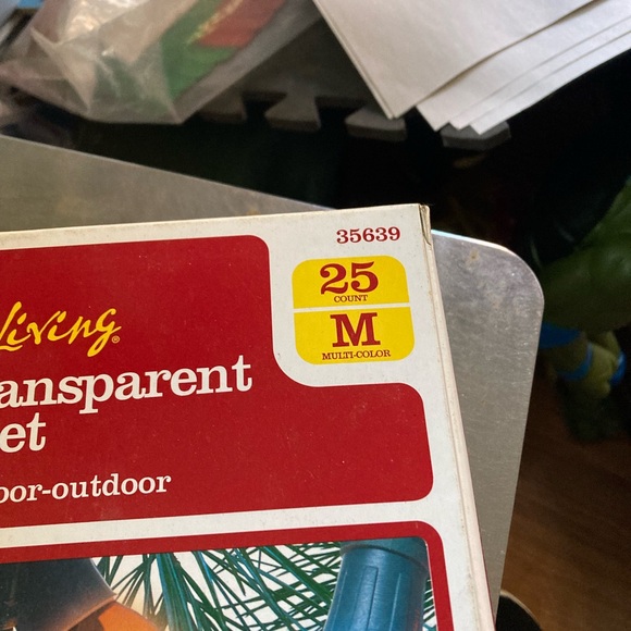 Holiday Living 25 ct multi transparent light set - Picture 3 of 6